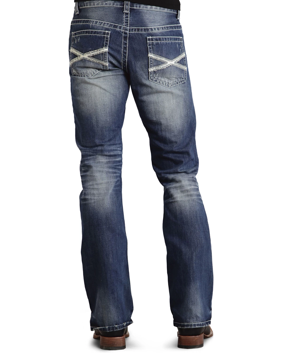 Stetson Rock Fit Bold X Stitched Jeans